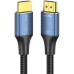 Кабель мультимедийный Cotton Braided HDMI-A Male to Male HD Cable 8K 2M Blue Aluminum Alloy Type VENTION (ALGLH)