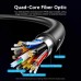Кабель мультимедийный 4K Fiber Optic HDMI Male to Male Cable 70M Black Zinc Alloy Type VENTION (ALSBAX)