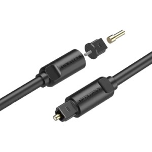 Кабель мультимедійний Optical Fiber Audio Cable 3M Black VENTION (BAEBI)