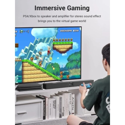 Кабель мультимедийный Optical Fiber Audio Cable Aluminum Alloy Type 1M Gray VENTION (BAVHF)