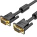 Кабель мультимедийный VGA(3+6) Male to Male Cable with ferrite cores 1.5M Black VENTION (DAEBG) Кабель мультимедийный VGA(3+6) Male to Male Cable with ferrite cores 1.5M Black VENTION (DAEBG)