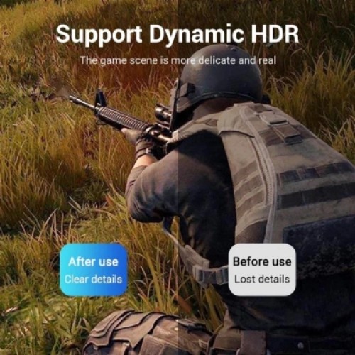 Кабель мультимедийный Cotton Braided DP Male to Male Cable 3M Black VENTION (HCCBI)