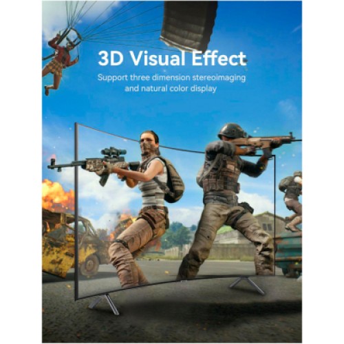 Кабель мультимедийный DP 1.4 Male to Male HD Cable 8K 1.5M Black VENTION (HCDBG) Кабель мультимедийный DP 1.4 Male to Male HD Cable 8K 1.5M Black VENTION (HCDBG)