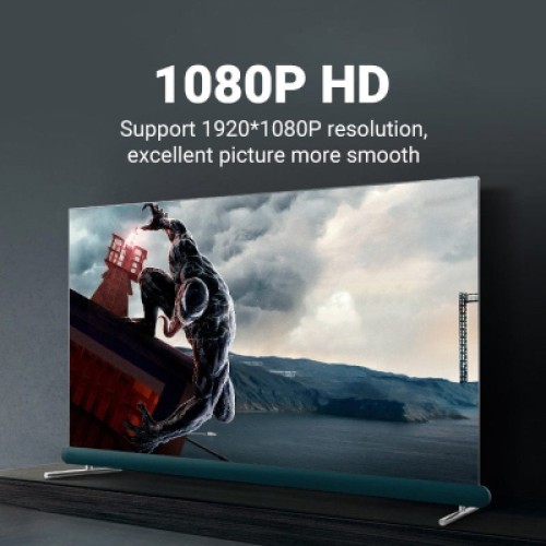 Кабель мультимедийный VGA(3+6) Male to Male Cable with ferrite cores 10M Black VENTION (DAEBL) Кабель мультимедийный VGA(3+6) Male to Male Cable with ferrite cores 10M Black VENTION (DAEBL)