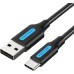 Дата кабель USB 2.0 A Male to C Male 3A Cable 1.5M Black VENTION (COKBG) Дата кабель USB 2.0 A Male to C Male 3A Cable 1.5M Black VENTION (COKBG)