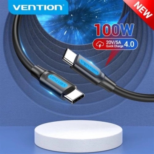 Дата кабель USB 2.0 C Male to C Male 5A Cable 1.5M Black PVC Type VENTION (COTBG) Дата кабель USB 2.0 C Male to C Male 5A Cable 1.5M Black PVC Type VENTION (COTBG)