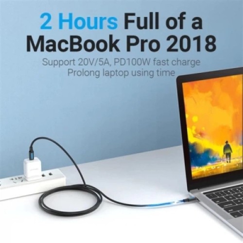 Дата кабель USB 2.0 C Male to C Male 5A Cable 1.5M Black PVC Type VENTION (COTBG) Дата кабель USB 2.0 C Male to C Male 5A Cable 1.5M Black PVC Type VENTION (COTBG)