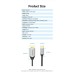 Дата кабель USB 3.0 A Male to C Male Cable 1.5M Black PVC Type VENTION (COZBG)