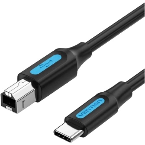 Дата кабель USB 2.0 C Male to B Male 2A Cable 1.5M Black VENTION (CQUBG) Дата кабель USB 2.0 C Male to B Male 2A Cable 1.5M Black VENTION (CQUBG)