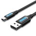 Дата кабель USB 2.0 A Male to Mini-B Male Cable 1M Black PVC Type VENTION (COMBF) Дата кабель USB 2.0 A Male to Mini-B Male Cable 1M Black PVC Type VENTION (COMBF)