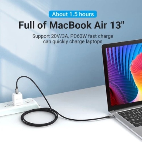 Дата кабель USB 2.0 C Male to C Male Cable 2M Gray Aluminum Alloy Type VENTION (TADHH) Дата кабель USB 2.0 C Male to C Male Cable 2M Gray Aluminum Alloy Type VENTION (TADHH)