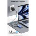 Концентратор VENTION USB-C to HDMI/USB 3.0 x 3/PD Docking Station 0.15M Blue Aluminum Alloy Type (TGESB)