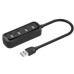 Концентратор VENTION 4 Ports USB2.0 HUB 0.15M Black (VAS-J43-B015)