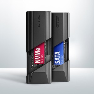 Карман внешний AXAGON USB-C 10Gbps metal box for M.2 NVMe & SATA SSD THIN SCREWLESS (EEM2-GTS2)