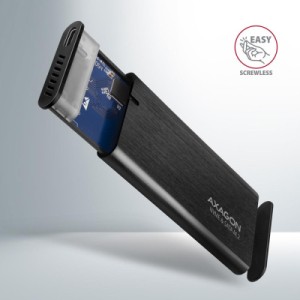 Карман внешний AXAGON USB-C 3.2 Gen 2 metal box for M.2 NVMe & SATA SSD RAW (EEM2-SB2)