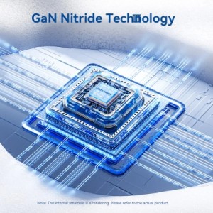 Зарядное устройство VENTION 1xUSB-C PD30W + 1xUSB QC3.0 30W GaN black (FEQB0-EU)