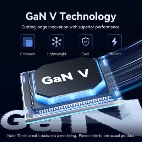 Зарядное устройство VENTION 2xUSB-C PD45W GaN + cable USB-C to USB-C 1.0m black gray (TZ-FCDH0-EU)