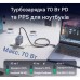 Зарядное устройство VENTION 1xUSB-C PD70W + 1xUSB QC3.0 22.5W GaN + cable USB-C to USB-C 1.0m 5A gray (TZ-FCGH0-EU)