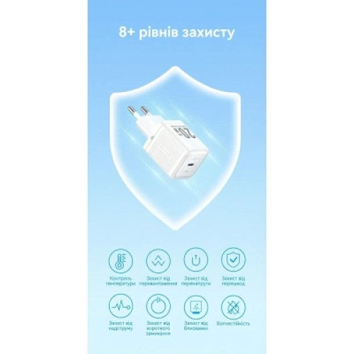 Зарядное устройство VENTION USB-C PD20W GaN black (FEPB0-EU)