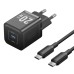 Зарядное устройство VENTION USB-C PD20W GaN black (FEPB0-EU)