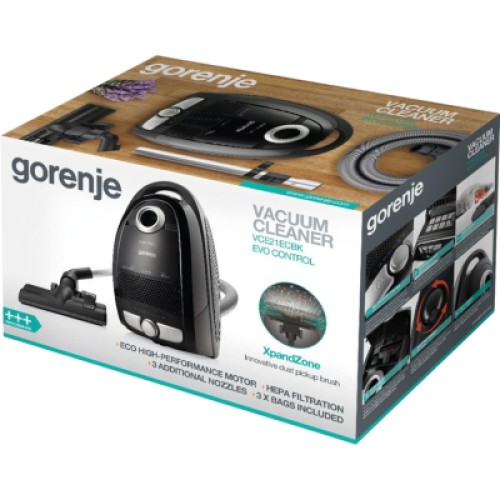 Пылесос Gorenje VCE 21 ECBK (VCE21ECBK)