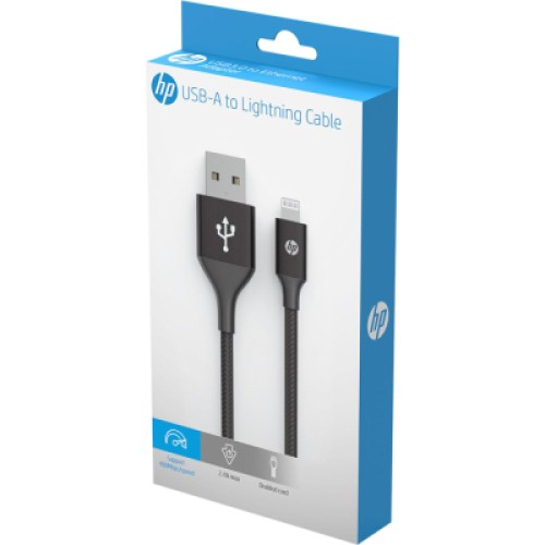 Дата кабель HP DHC-MF100-1m MFI USB A to Lightning Cable HP (HP_DHC-MF100-1m) Дата кабель HP DHC-MF100-1m MFI USB A to Lightning Cable HP (HP_DHC-MF100-1m)