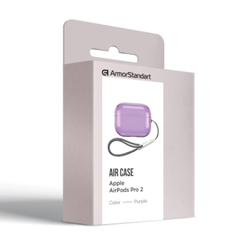 Чехол для наушников Armorstandart Air для Apple Airpods Pro 2 Purple (ARM85335) (ARM85335)