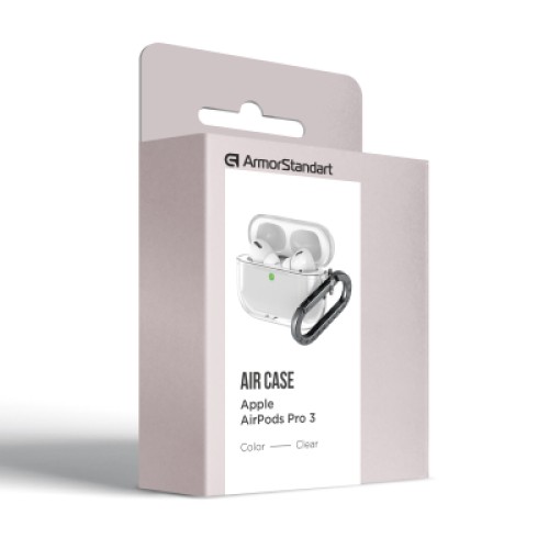 Чехол для наушников Armorstandart Air для Apple Airpods Pro 3 Clear (ARM88268) (ARM88268)