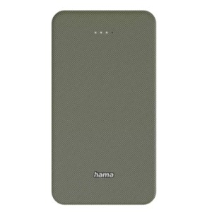 Батарея універсальна Hama 20000mAh, 15W/5V/3A, USB-C, USB-A, green (00201716)