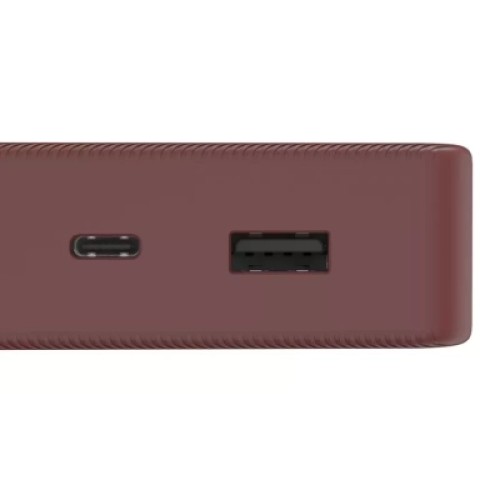 Батарея универсальная Hama 20000mAh, 15W/5V/3A, USB-C, USB-A, red (00201717)
