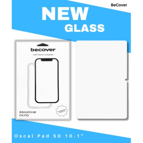 Стекло защитное BeCover Oscal Pad 50 10.1" (714608)