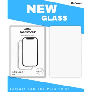 Стекло защитное BeCover Teclast Tab T60 Plus 12.0" (714609)