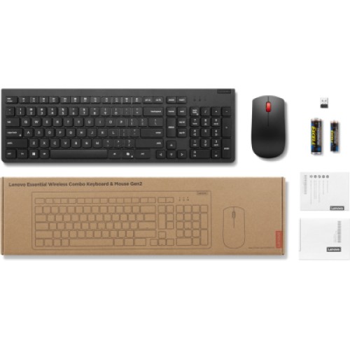 Комплект Lenovo Essential Wireless Combo Gen2 AI UA Black (4X31R64454)
