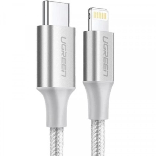 Дата кабель USB-C to Lightning 1.0m 3A 60W US304 white UGREEN (70523) Дата кабель USB-C to Lightning 1.0m 3A 60W US304 white UGREEN (70523)