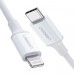 Дата кабель USB-C to Lightning 1.0m 3A US171 white UGREEN (10493) Дата кабель USB-C to Lightning 1.0m 3A US171 white UGREEN (10493)