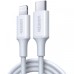 Дата кабель USB-C to Lightning 1.0m 3A US171 white UGREEN (10493) Дата кабель USB-C to Lightning 1.0m 3A US171 white UGREEN (10493)