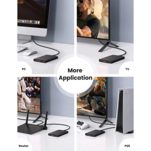 Карман внешний UGREEN USB 3.0 to 2.5" HDD/SSD CM237 black (60353)