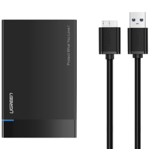 Карман внешний UGREEN USB 3.0 to M.2 SATA SSD US221 black (30848) Карман внешний UGREEN USB 3.0 to M.2 SATA SSD US221 black (30848)