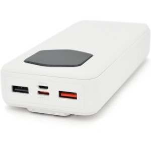 Батарея универсальная ACL 20000mAh, 22.5W, cables Type-C + Lighting, White (ACL PW-140)