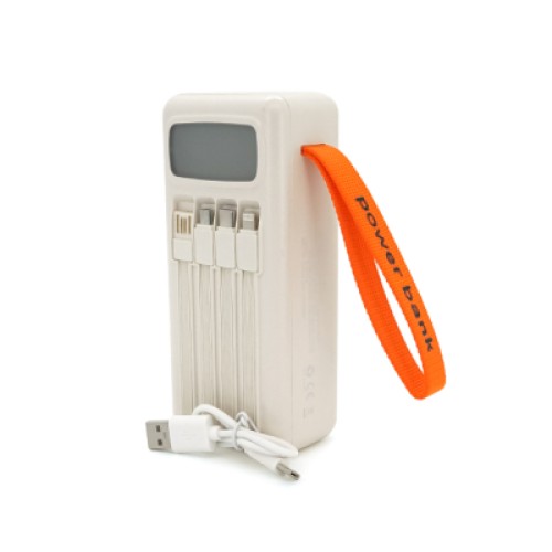 Батарея универсальная ACL 30000mAh, Solar, 22.5W, cables Type-C + Lighting, White (ACL PW-141W)