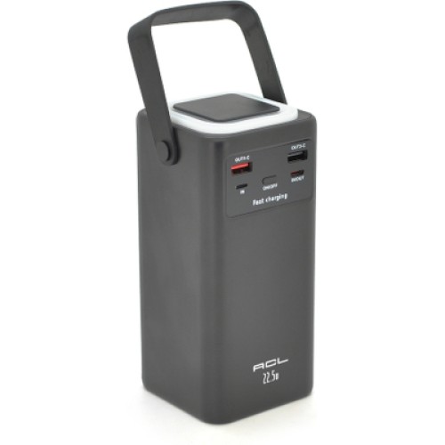 Батарея универсальная ACL 50000mAh, PD/22.5W, Black (ACLPW-113B)