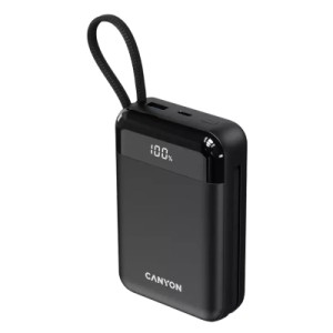 Батарея универсальная Canyon 20000mAh OnPower 204 PD/20W Built-in Lightning Cable (CNS-CPB204B)
