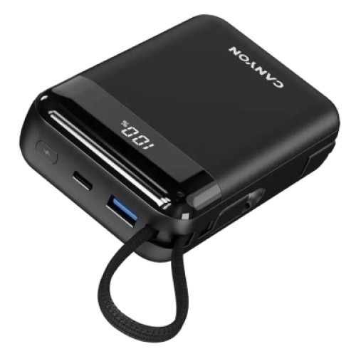 Батарея универсальная Canyon 20000mAh OnPower 204 PD/20W Built-in Lightning Cable (CNS-CPB204B)