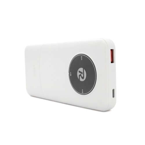 Батарея универсальная Remax 10000mAh 22.5W, cables Type-C + Lighting, White (RPP-37)