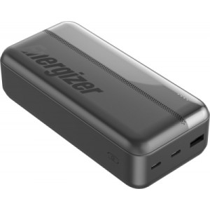Батарея універсальна Energizer 30000mAh 15W 3A, USB-А, 2хUSB-C Black (UE30050CC)