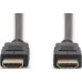 Кабель мультимедийный HDMI M to HDMI M 2.0m 4K60Hz w/Ethernet black Digitus (DB-330123-020-S)