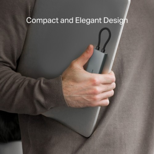 Концентратор TP-Link USB-C 7-in-1 3xUSB + HDMI + SD/TF + USB-C PD100W (UH7021C)