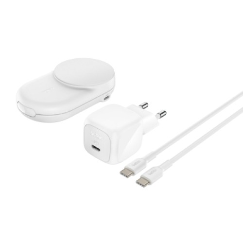 Зарядное устройство Belkin UltraCharge Wireless 2-in-1 25W white (WIZ039KQWH)