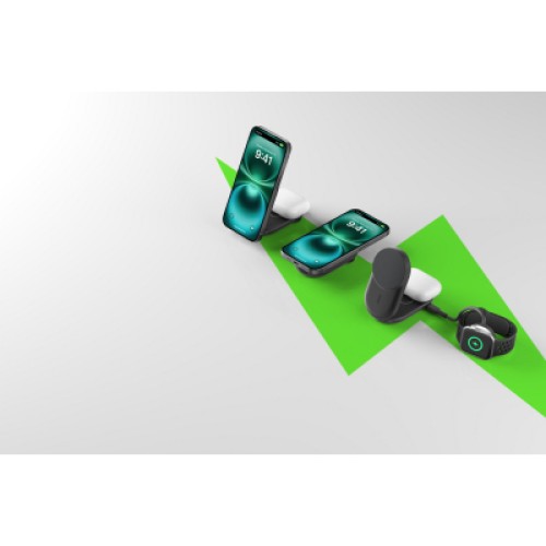 Зарядное устройство Belkin UltraCharge Wireless 2-in-1 25W black (WIZ039KQBK)