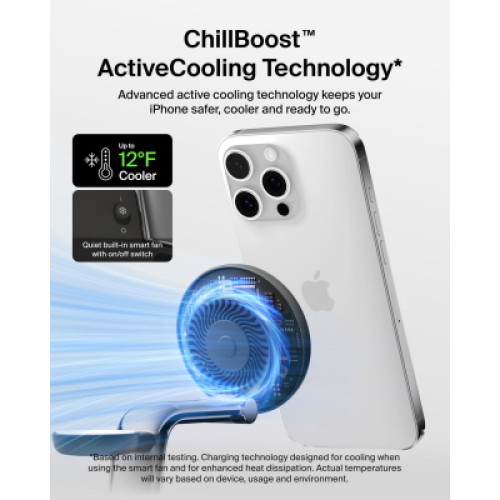 Зарядное устройство Belkin UltraCharge Pro Wireless 3-in-1 25W charcoal (WIZ040KQCH)